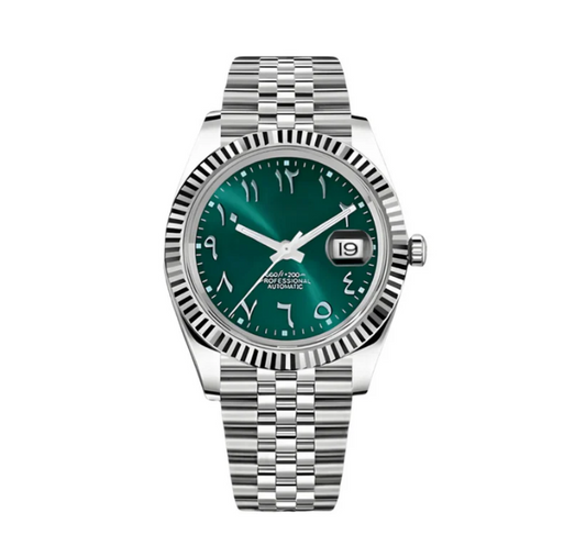SEIKOMOD DATE JUST ARABIC (Green)