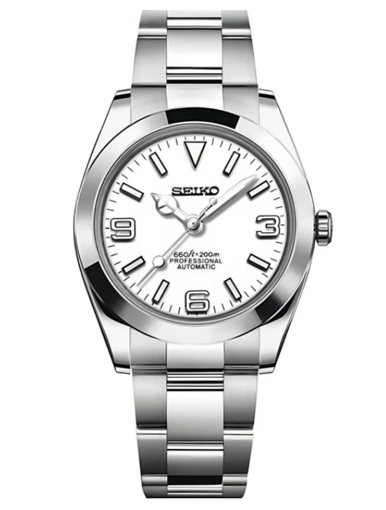 SEIKOMOD DATE JUST OYSTER (White)