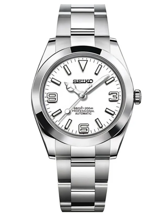 SEIKOMOD DATE JUST OYSTER (White)