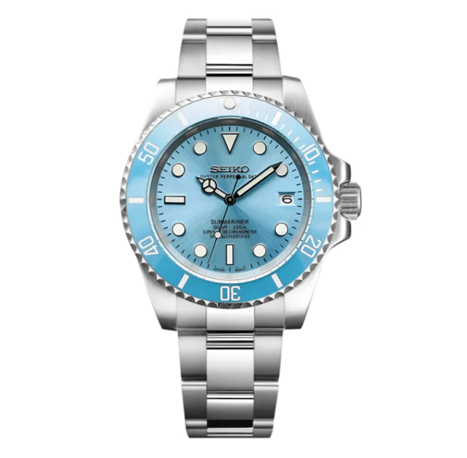 SEIKOMOD SUBMARINER (Baby Blue)