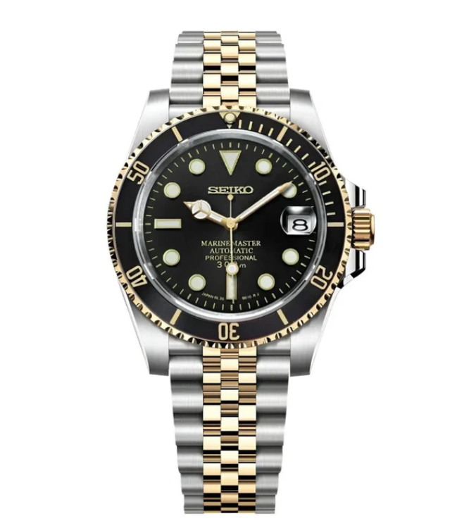 SEIKOMOD SUBMARINER 2-TONE (Black,Gold)