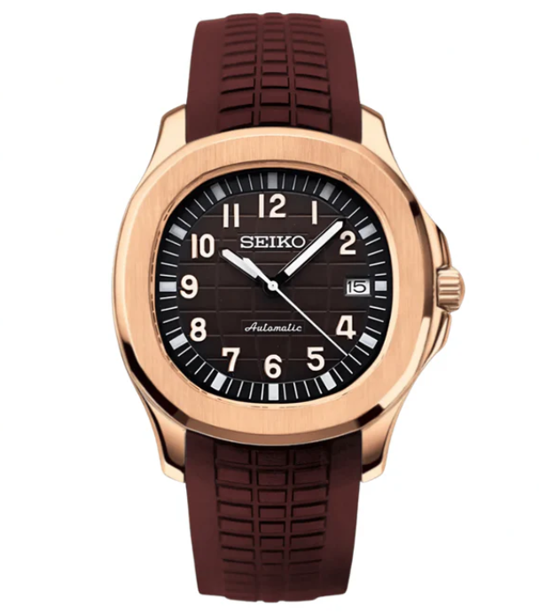 SEIKOMOD AQUANAUT (Rose Gold, Chocolate)