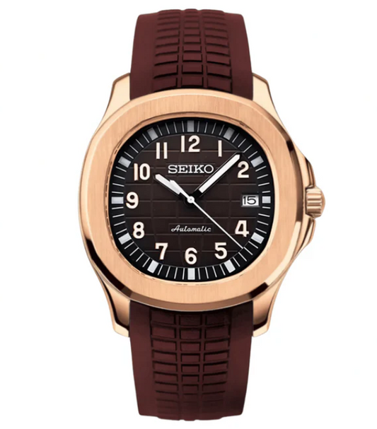 SEIKOMOD AQUANAUT (Rose Gold, Chocolate)
