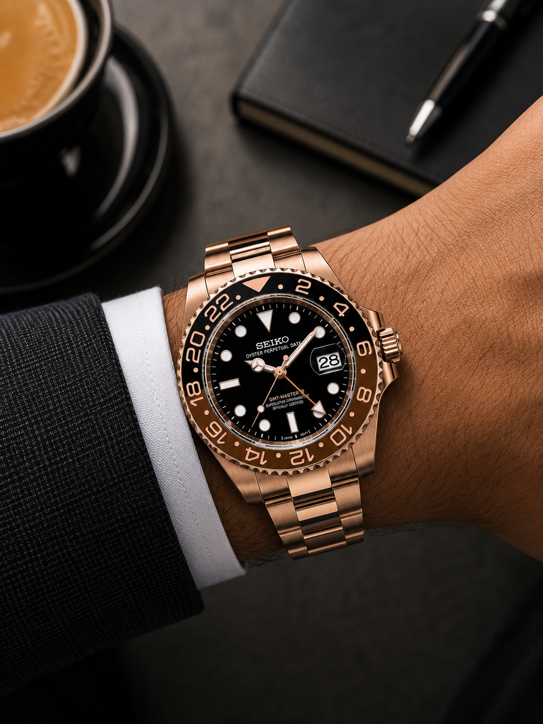 SEIKOMOD GMT (Root Beer)