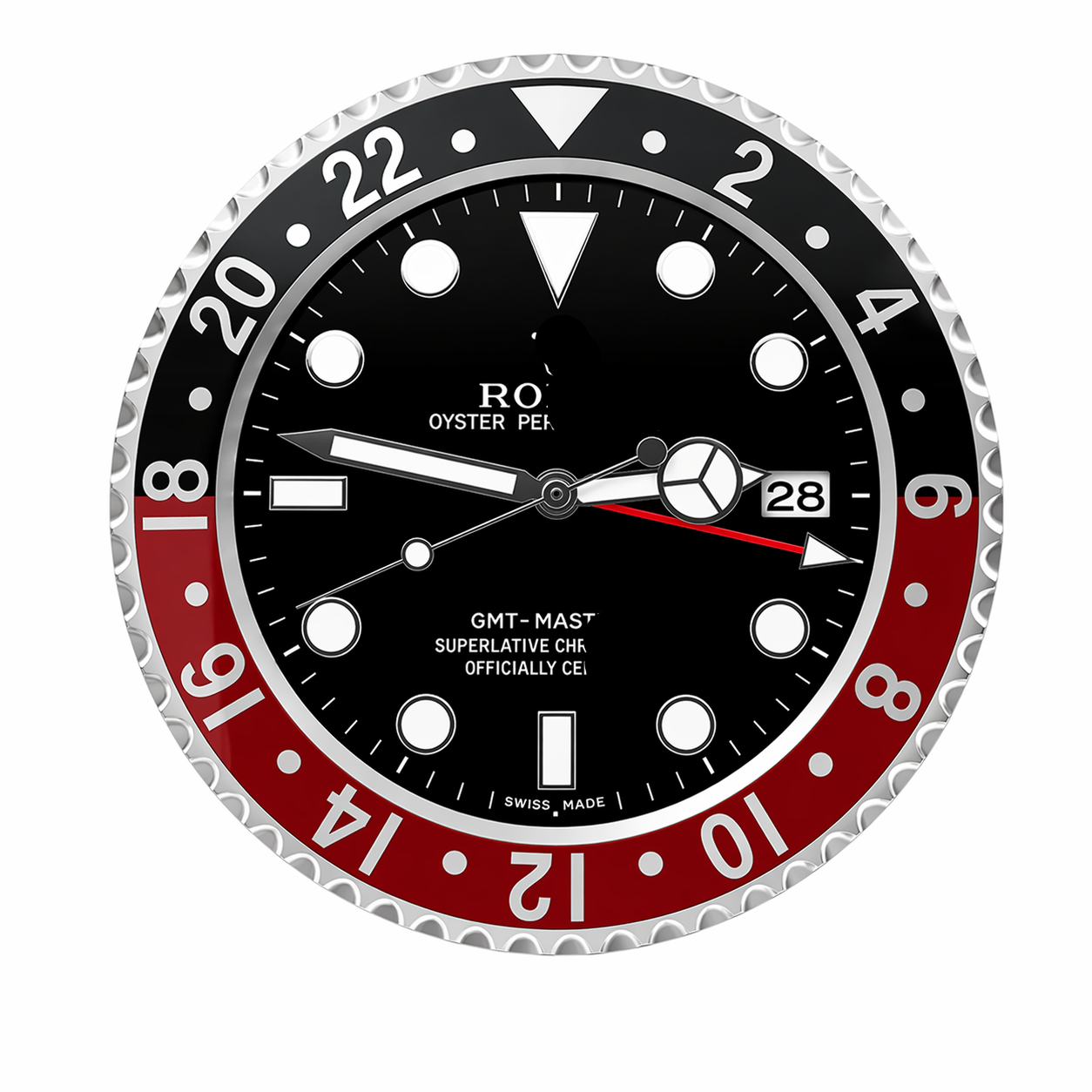 WALL CLOCK CUSTOM (Coke GMT, R Logo)
