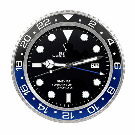 WALL CLOCK CUSTOM (Batman GMT, R Logo)