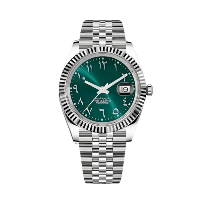 SEIKOMOD DATE JUST ARABIC (Green)