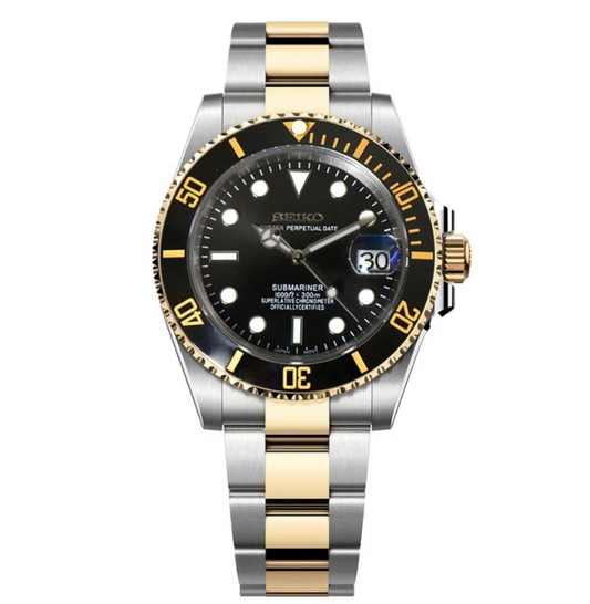 SEIKOMOD SUBMARINER 2-TONE (Royal Knight Gold)