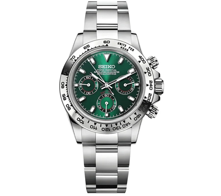 SEIKOMOD DAYTONA (Green, Silver)