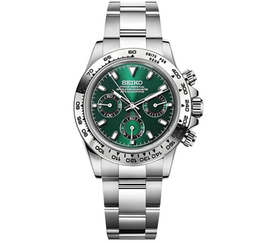SEIKOMOD DAYTONA (Green, Silver)
