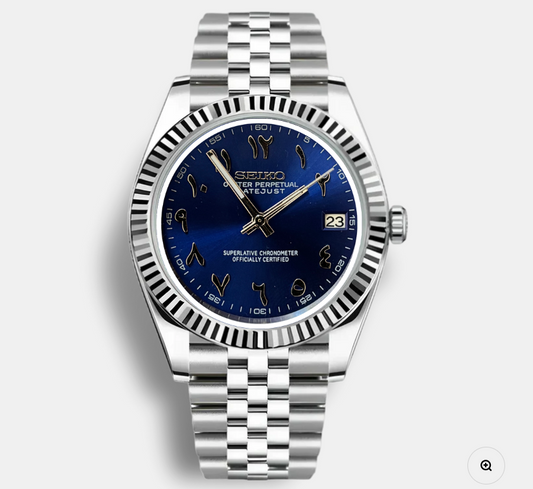 SEIKOMOD DATE JUST ARABIC (Deep Blue)